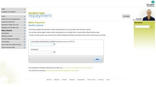 Student Loan Repayment - Make a Payment