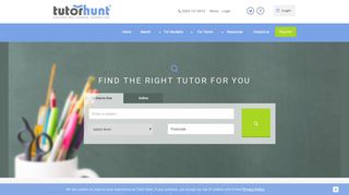 Tutor Hunt - Private Tutors & Personal Tutors For Home Tuition