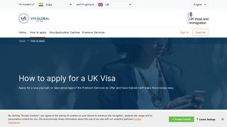How to apply - VFS Global