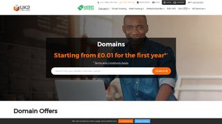 Domain Names | Easy Domain Registration From £0.99 | UK2 - UK2.net