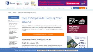 Step by Step Guide: Booking Your UKCAT - The Medic Portal