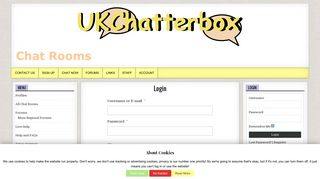 Login – UKChatterbox - UK Chatterbox Chat Rooms