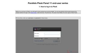 How to log in to Plesk - UK Cheapest