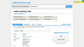 ukerse.com at Website Informer. Visit Ukerse.