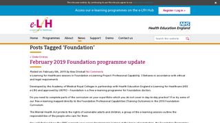 Foundation Archives - e-Learning for Healthcare
