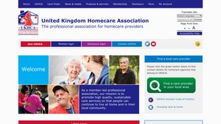 UKHCA - Working for quality in home care
