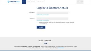 Log in - Doctors.net.uk | Doctors.net.uk - by doctors, for doctors