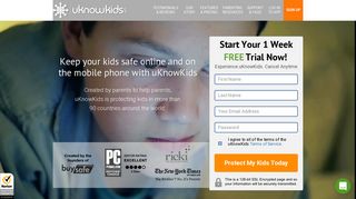 uKnowKids keeps kids safe online and on the mobile phone