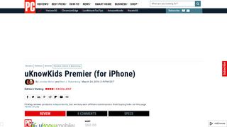 uKnowKids Premier (for iPhone) Review & Rating | PCMag.com