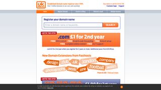 UKreg: Domain registration - Domain registration company UK