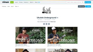 Ukulele Underground on Vimeo