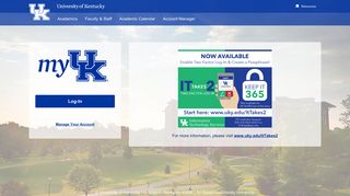 myUK (myUK.uky.edu - University of Kentucky