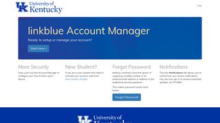 linkblue Account Manager - University of Kentucky