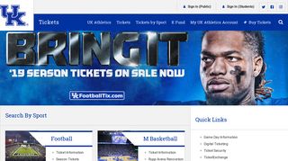 UK Athletics Ticket Office - Official Athletics Website