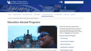 Education Abroad Programs | Student Success