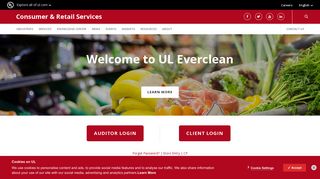 UL Everclean Login | UL Consumer and Retail Services