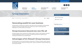 Group Insurance Policies & Benefits l UL Mutual