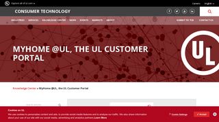 MyHome at UL Customer Portal | UL