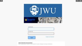 Blackboard - uLearn - Johnson & Wales University