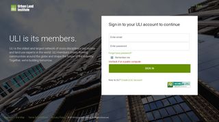 Sign in to your ULI account to continue - Urban Land Institute
