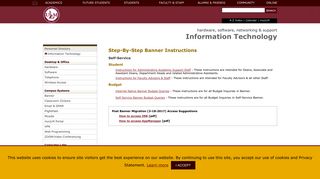 Step-by-Step Banner Instructions | ULM University of Louisiana at ...