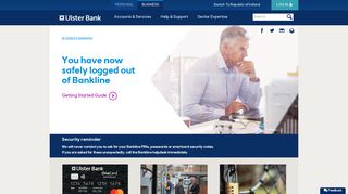 Bankline Logout - Ulster Bank