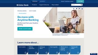 Do more with Anytime Banking | Ulster Bank