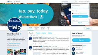 Ulster Bank Help (@UlsterBank_Help) | Twitter