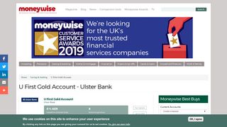 U First Gold Account - Ulster Bank | Moneywise