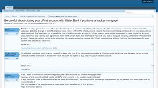 Be careful about closing your uFirst account with Ulster Bank if ...
