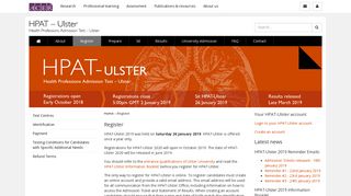 Register | Health Professions Admission Test | HPAT Ulster | ACER