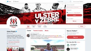 Ulster Rugby (@UlsterRugby) | Twitter