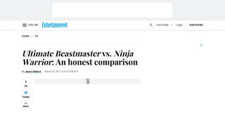 Ultimate Beastmaster vs. Ninja Warrior: An honest comparison | EW.com