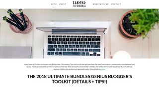 The 2018 Ultimate Bundles Genius Blogger's Toolkit (Details + Tips ...