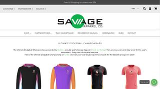 Ultimate Dodgeball Championships – SAVAGE, The Ultimate Apparel ...