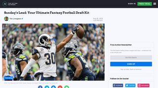 Sunday's Lead: Your Ultimate Fantasy Football Draft Kit | The Action ...