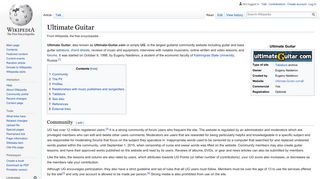 Ultimate Guitar - Wikipedia