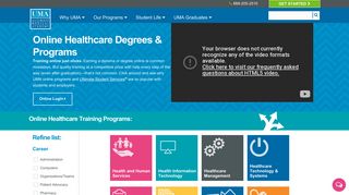 Online Healthcare Degrees and Certificates | Ultimate Medical Academy