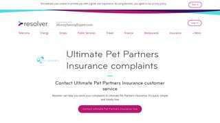 Ultimate Pet Partners Insurance Complaints Email & Phone | Resolver