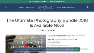 The Ultimate Photography Bundle 2018 Is Available Now! — Scott ...