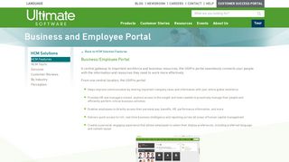 Business and Employee Portal - Mobile HR ... - Ultimate Software