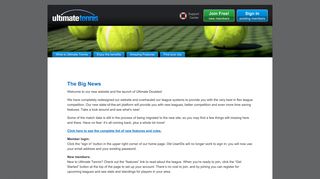 League News - Ultimate Tennis - Ultimate Tennis - The Premier Flex ...
