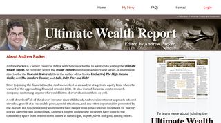 About Andrew Packer - Ultimate Wealth Report - Ultimate Wealth ...