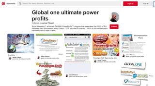 8 Best global one ultimate power profits images | Home, Animoto ...