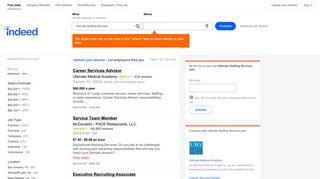 Ultimate Staffing Services Jobs, Employment | Indeed.com