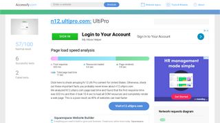 Access n12.ultipro.com. UltiPro