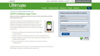 UltiPro Mobile App HCM Solution Tour - Ultimate Software