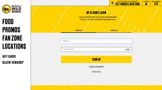 Login - Buffalo Wild Wings