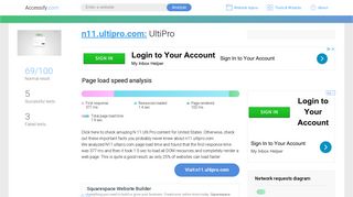 Access n11.ultipro.com. UltiPro