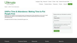 UltiPro Time & Attendance - Ultimate Software